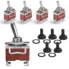 MGI SpeedWare One-Side Momentary Toggle Switches (ON)/Off 5-Pack with Waterpr...