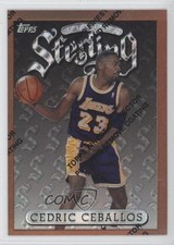 1996-97 Topps Finest Common Bronze Refractor Cedric Ceballos #34 s4e