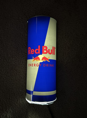 RARE VINTAGE 2005 EVERBRITE RED BULL LIGHTED CAN BAR/DISPLAY TESTED WORKS!