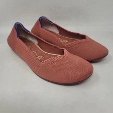 Rothy's Shoes 8 The Flat Captoe Retired Copper Flats Pink Flats Comfort Knit