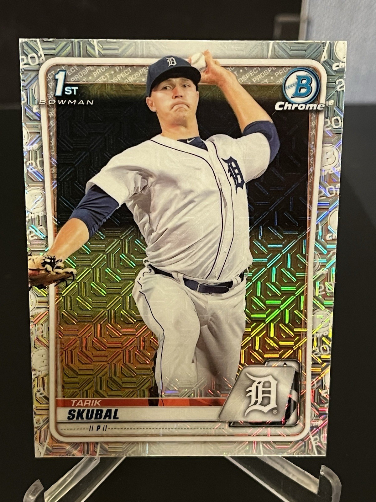 2020 Bowman Chrome Mega Box Mojo Refractor #BCP-108 Tarik Skubal 1st Tigers