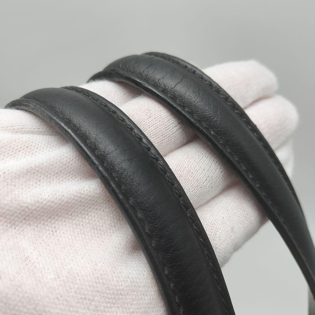 Gucci Leather Tote Bag Black Women's Fashion Authentic Excellent Condition thumbnail 6