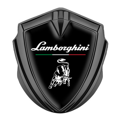 1st. x Lamborghini  Metal Shield emblem Auto Badge Aufkleber Epoxy  Logo