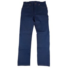 Wrangler Cowboy Cut Jeans Mens 33x34 Blue 13MWZ Original Fit Rigid Denim