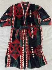 Vintage Southwest Terry Cloth Robe Cambridge Classics 100 Cotton Belted Brazil