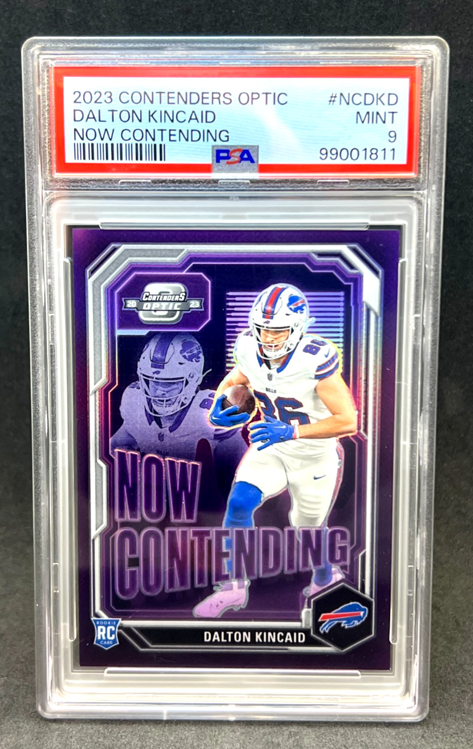 Dalton Kincaid Panini Contenders Optic Now Contending #NCDKD Base