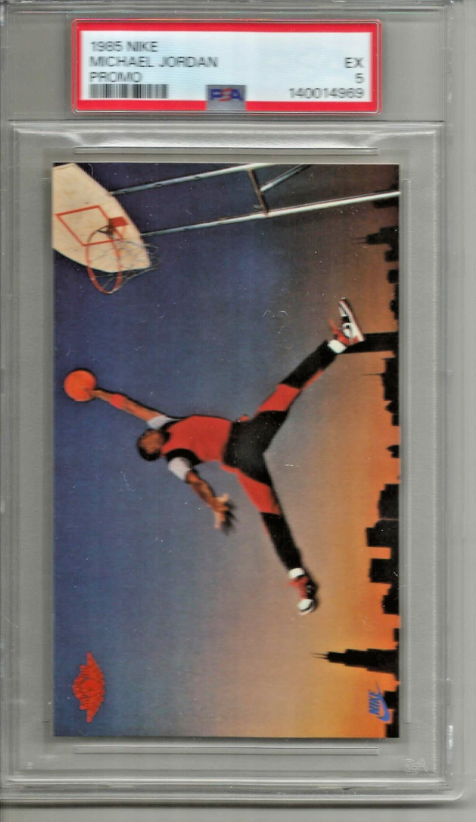 Michael Jordan1985 Nike Promo Air Jordan Photo Rookie PSA 5 EX