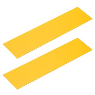 2Pcs Knife Handle Liner 12'' x 3'' x 0.03'' Spacer Handle Liner,Yellow