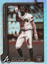 2025 Topps Chrome #257 (SEPIA REFRACTOR) - Ronald Acuna, Jr.