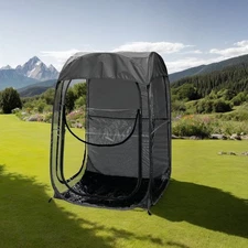 Portable Pop Up Sports Tent for Outdoor Events, Weather Protection Black
