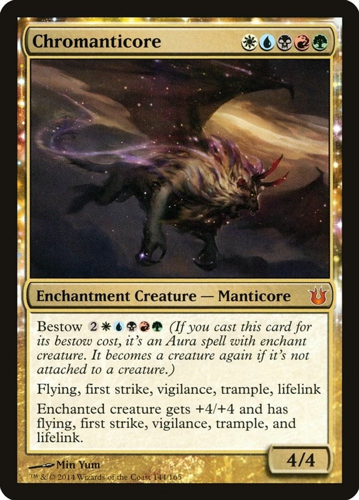 Chromanticore Born of the Gods Foil MTG 144 LP