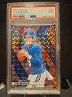 2025 Panini Mosaic Jaxson Dart Rookie Red Camo Mosaic #362 New York Giants PSA 9