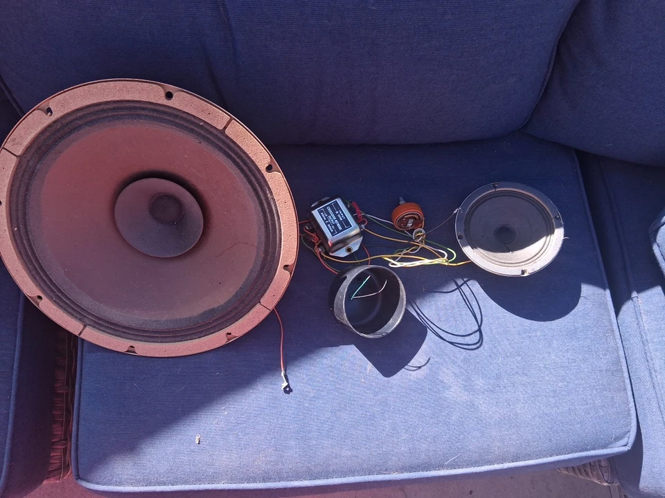 Vintage Calrad Speaker Lot Speakers, Crossover, Nameplate PLUS & FREE US Ship - Image 4 of 4