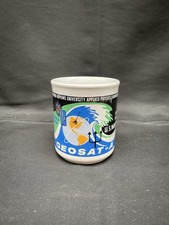 Tazza da caffè vintage Johns Hopkins JPL Geosat Navy Fairchild rara