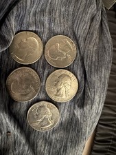 5 Qaurter Dollars USA 1966 - 2013