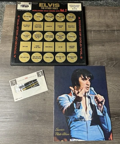 ELVIS THE OTHER SIDES VOL 2 - 4 LP’s LPM-6402 Box Set w/SWATCH & Photo Album