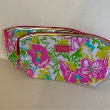 Lilly Pulitzer Vibrant Floral Pouches- Set of...