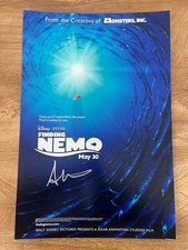 * ANDREW STANTON * signed 12x18 poster * FINDING NEMO * COA *