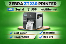 ZASP Zebra ZT230 203dpi Label ThermalTranfer Printer ZT23042-T01200FZ Barcode