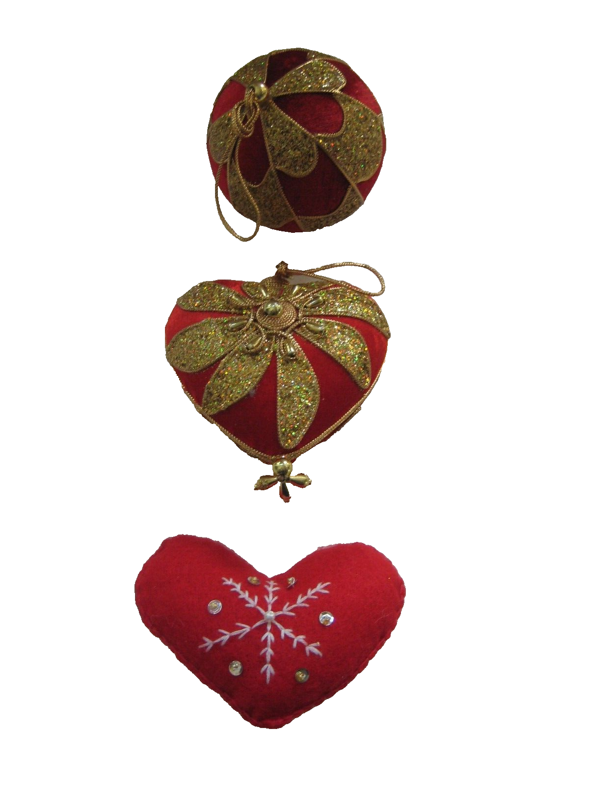Lot of 3 Vintage Christmas Tree Ornaments eBay