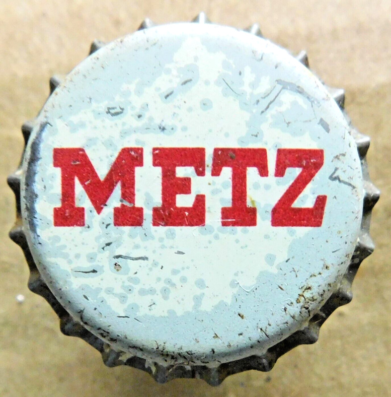 METZ unused cork beer bottle cap 1959-60 Omaha NE