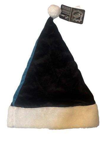 San Jose Sharks NHL Unisex Holiday Santa Hat - Picture 8 of 8