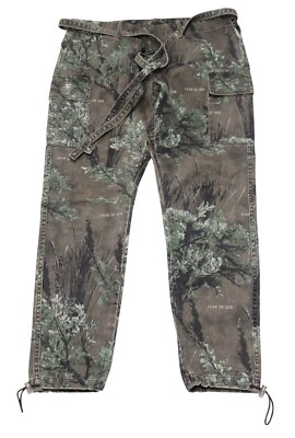 NWT FEAR OF GOD Sixth Collection Dark Prairie Ghost Camo Jiujitsu