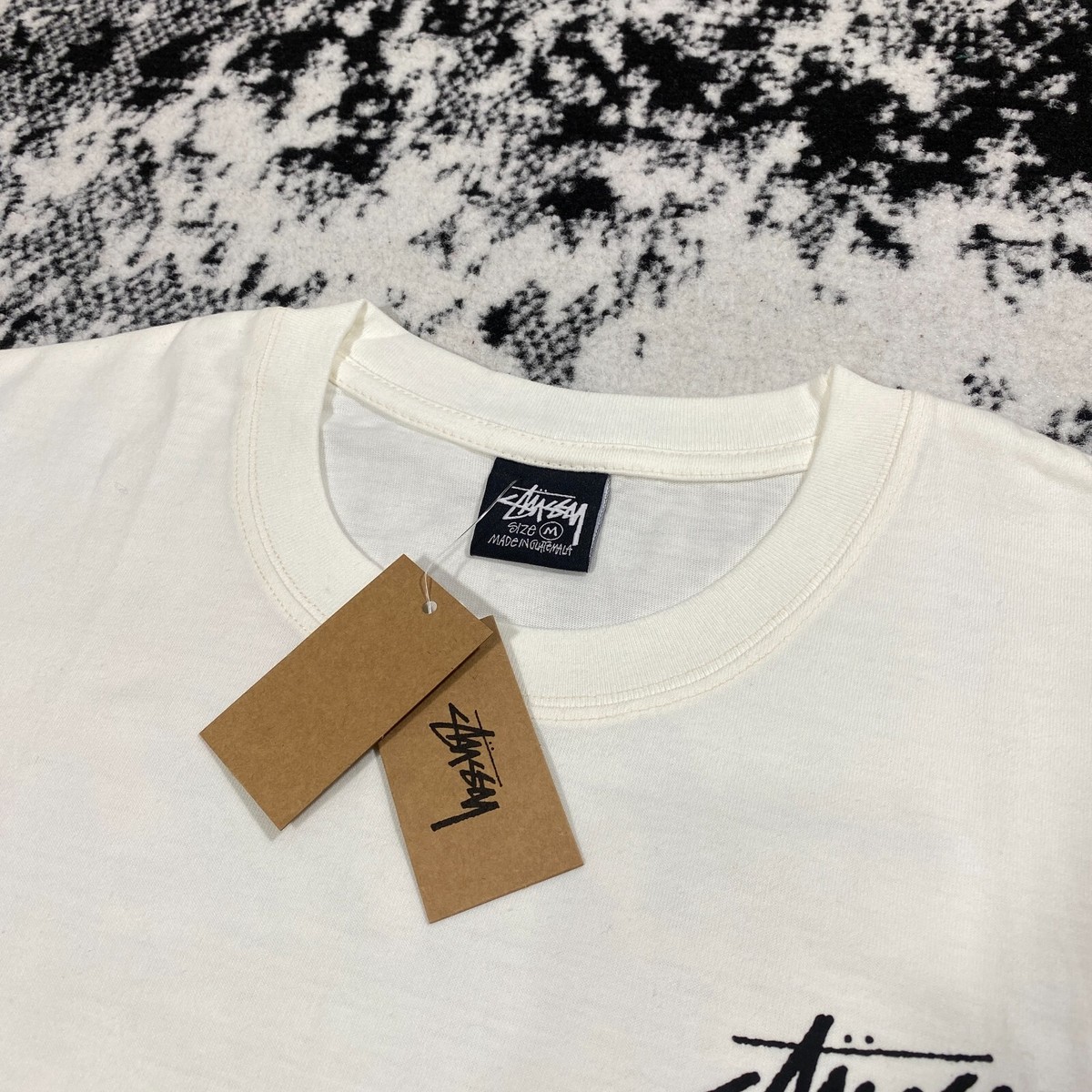 ★関税込★STUSSY★TEST STRIKE PIGMENT DYED LS TEE★NATURAL★ Stussy Test Strike Pigment Dyed LS Tee NaturalStussy Test