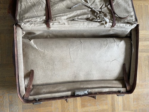 Koffer Arztkoffer Doktortasche Hebammentasche 1880 Patina Leder Oldtimer - Bild 23 von 24