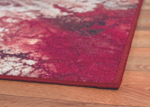 Abstract Galaxy Multi Contemporary Modern Area Rug - Non-Slip Rubber Back Carpet - Picture 5 of 12