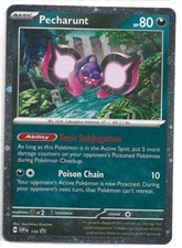 Pokemon Near Mint Shrouded Fable Black Star Promo Cosmo Holo Pecharunt SVP149