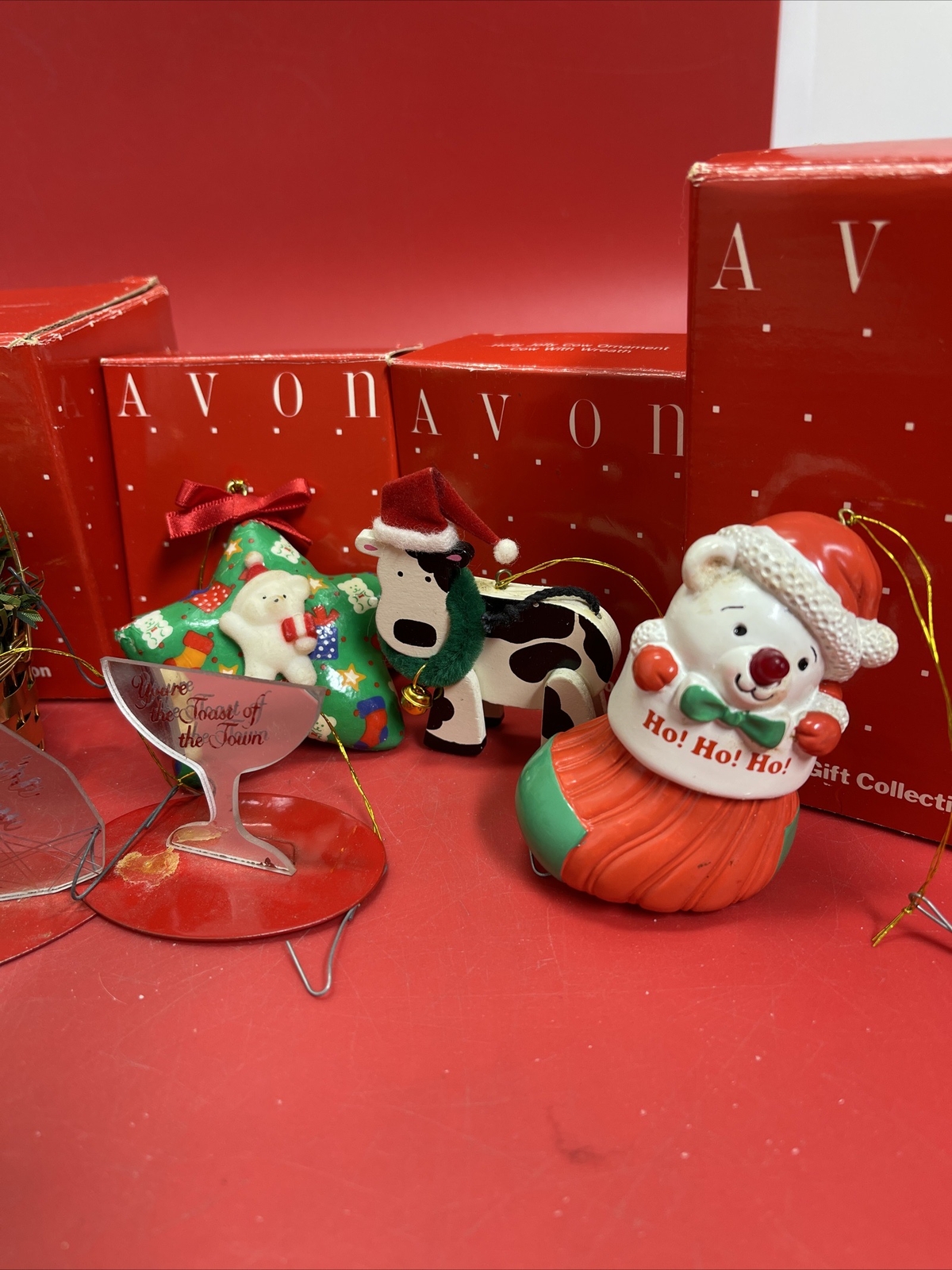 Vintage Avon Christmas Ornaments and Collectibles Lot of 9 eBay