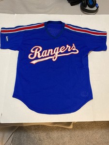texas rangers practice jersey
