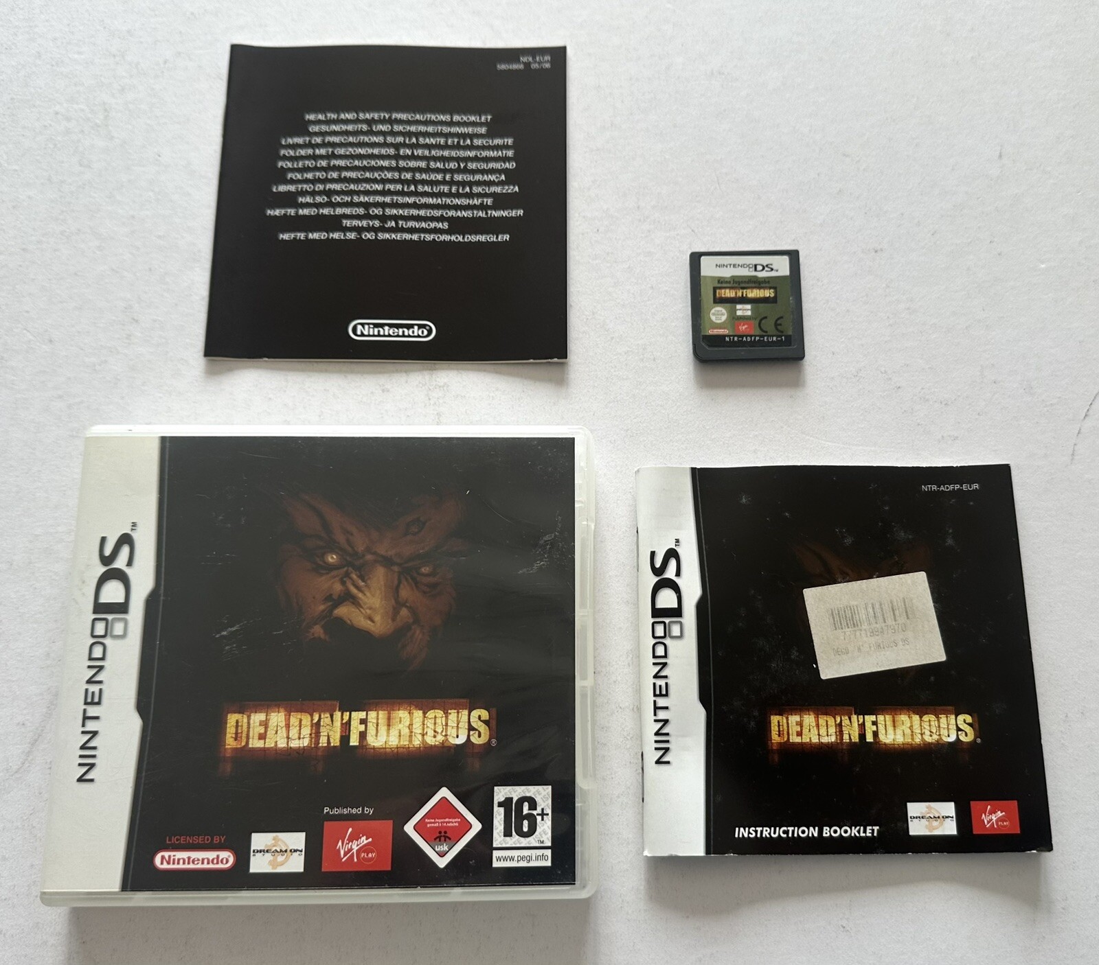 Dead 'N' Furious Nintendo DS Complete PAL *READ*
