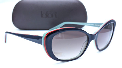 Jean Lafont Syracuse 3043 Blue Red Light Green Cat Eye Womens Sunglasses 53mm