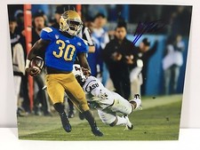 UCLA BRUINS MYLES JACK SIGNED AUTOGRAPHED FOOTBALL 8X10 PHOTO NFL TEAM COA B