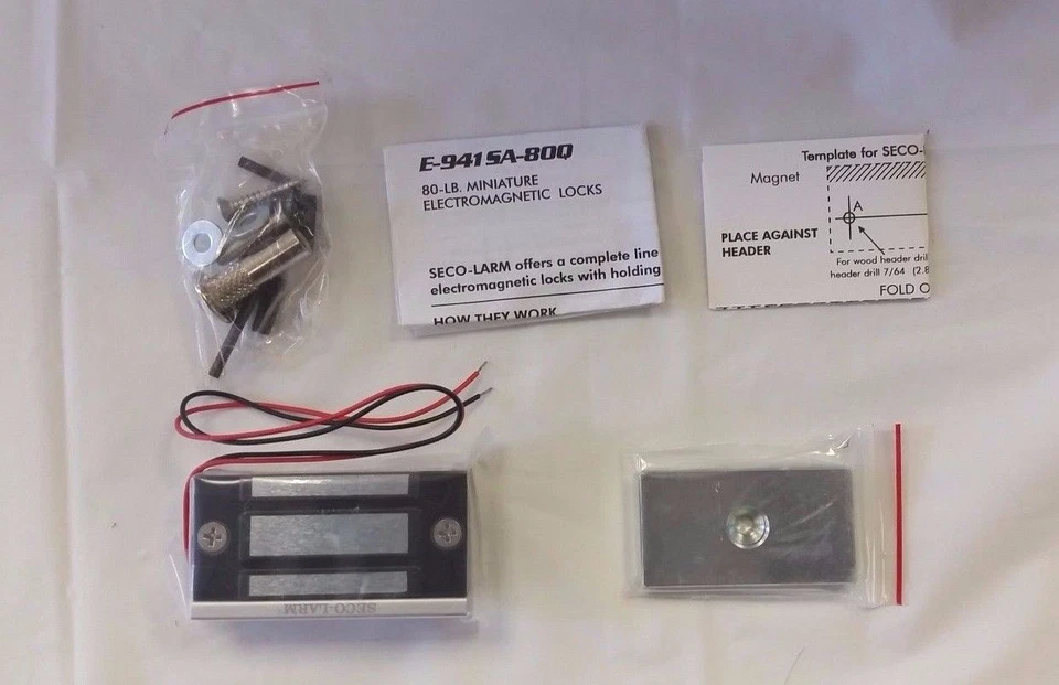 Seco-Larm Electromagnetic Lock, 80 pounds [E-941SA-80Q] - Image 3 of 3