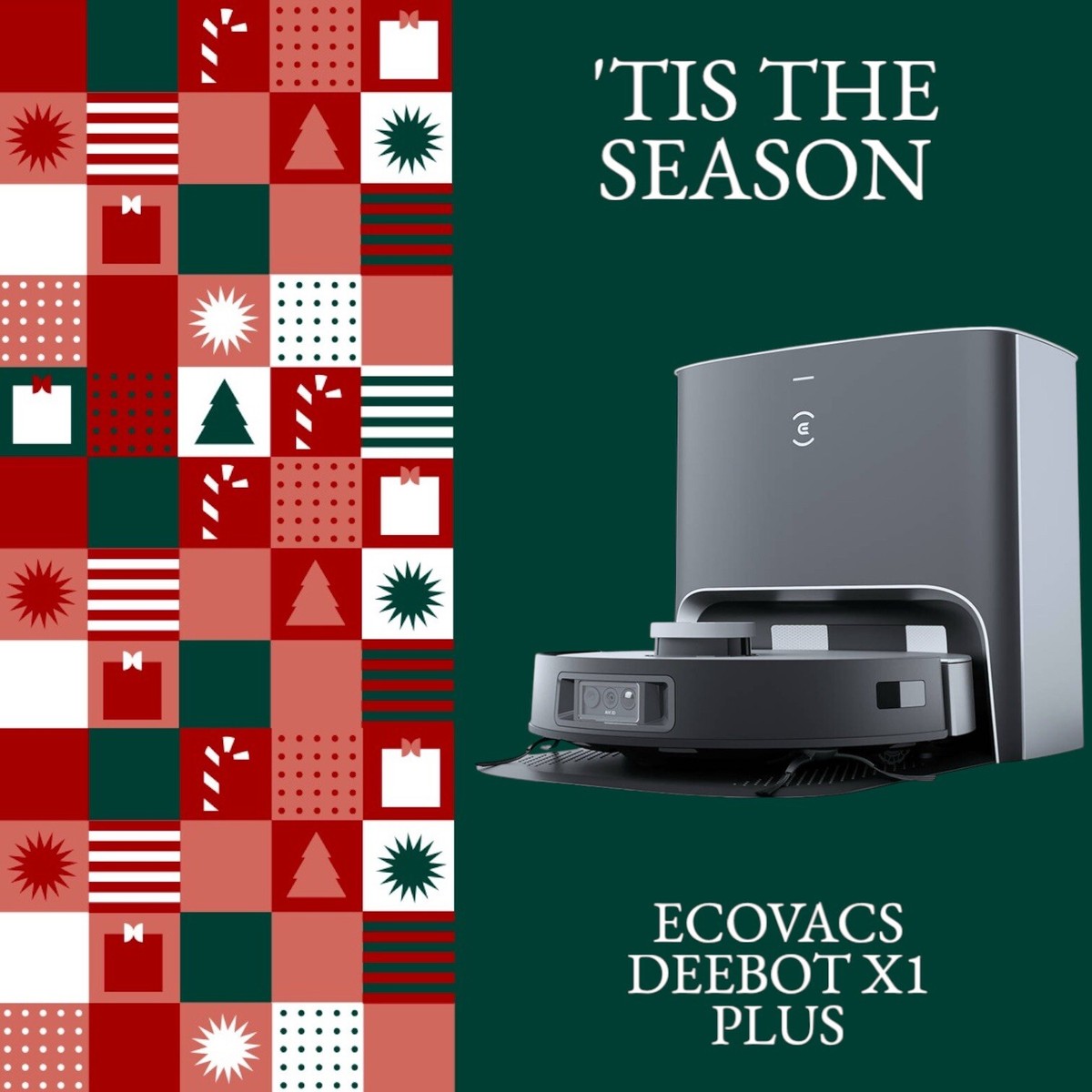 ECOVACS DEEBOT X1 Plus Robot Vacuum And mop Combo Cleaner
