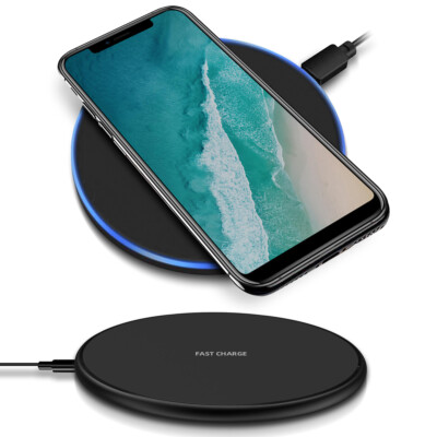QI Wireless Schnell Ladegerät für Ulefone Power 5 / 5S Kabellos Induktives Laden