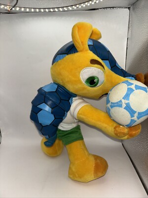 2014FIFA ブラジルワールドカップ　マスコットキャラクター　ぬいぐるみ Fifa World Cup Brazil 2014 Official Mascot Soft Plush Toy
