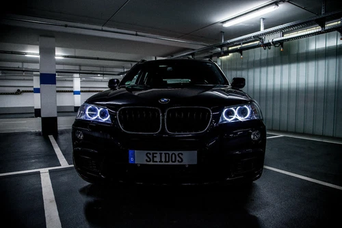 2× H8 120W Angel Eyes Ringe Standlicht Für BMW E60/61/71/70/82 LCI E90/91/93 - Bild 13 von 23