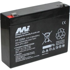 Batería de plomo sellada MI Battery Experts FP1228A. Reemplaza NP3-12, PS1228, WP