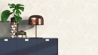 Vliestapete Rasch Struktur PalmbläTter Cremeweiß Beige 690804 (4,60€/1Qm)