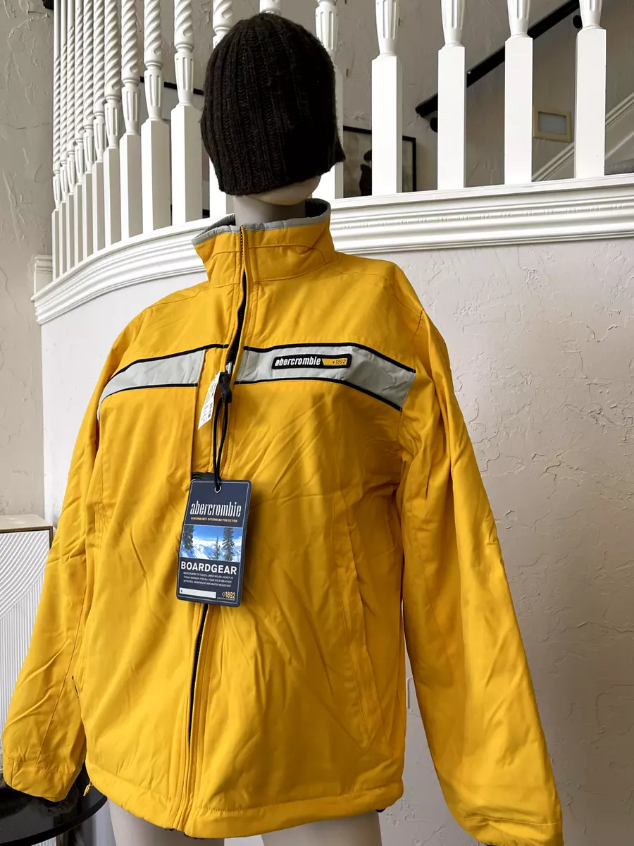 Abercrombie yellow raincoat sale