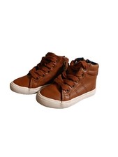 Cat Jack Toddler Boys Brown Boots High Top Lace Up Size 6 Manmade RN17730