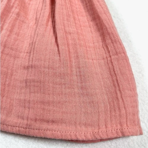 NWT BABYGAP Coral Gauze Fit & Flare Rosette Dress Playful Summer Toddler 18-24M - Picture 6 of 8