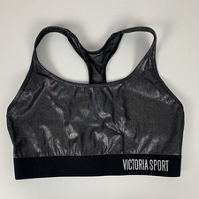 Victoria  s Secret Small Sports Bra Metallic Racerback Unpadded