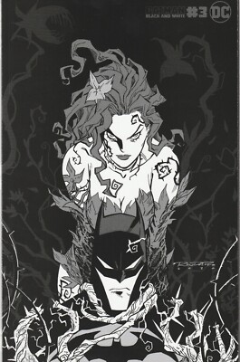 BATMAN BLACK AND WHITE #3 (2020) SQUAREBOUND K. RANDOLPH CARDSTOCK VARIANT ~ NM