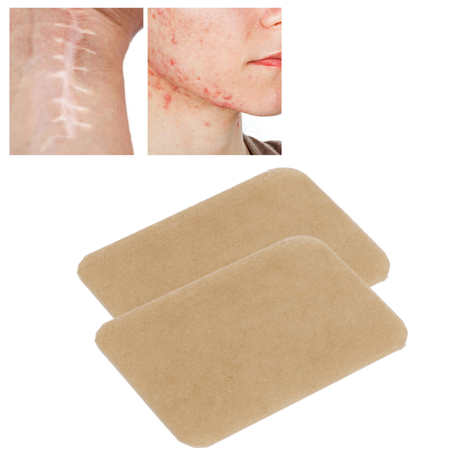 2PCS Skin Concealing Tape Tattoo Cover Up Silicone Scar Concealer