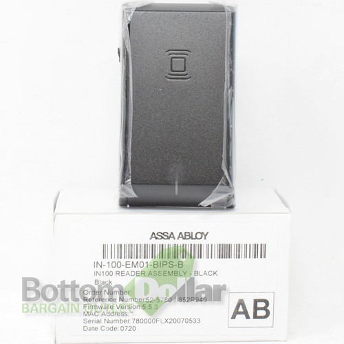 Assa Abloy IN100EM01BIPSB 9VDC Wireless Access Control Reader Assembly Black eBay
